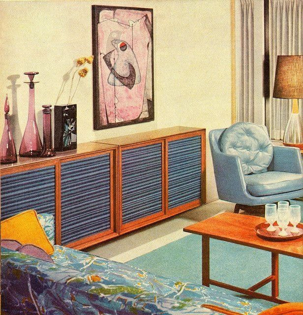 아늑한 분위기의 미국 레트로 인테리어 | 인스티즈