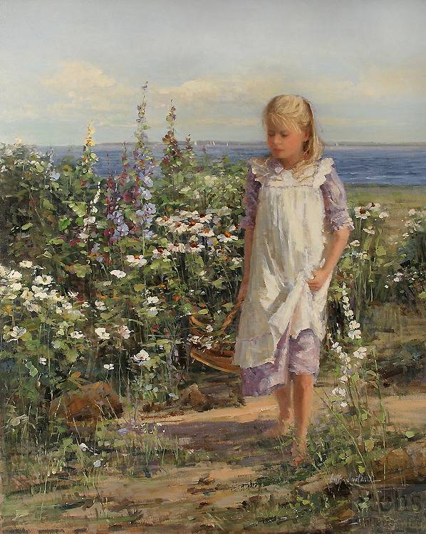 선명하고 예쁜 색감의 유화로 유명한 미국 화가 | 인스티즈