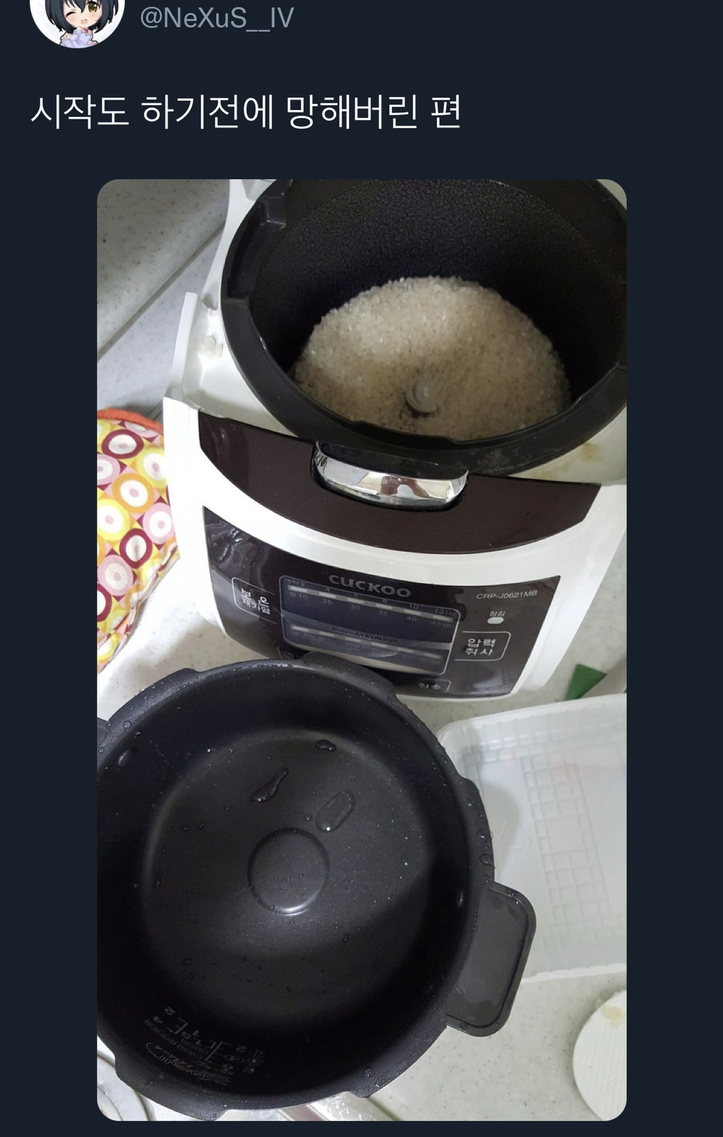 나 그거 궁금함...님들의 망한 요리 사진.twt | 인스티즈