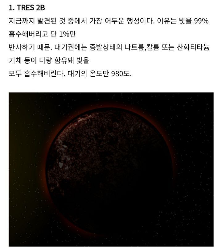 지금까지 발견한 무서운 행성들 | 인스티즈