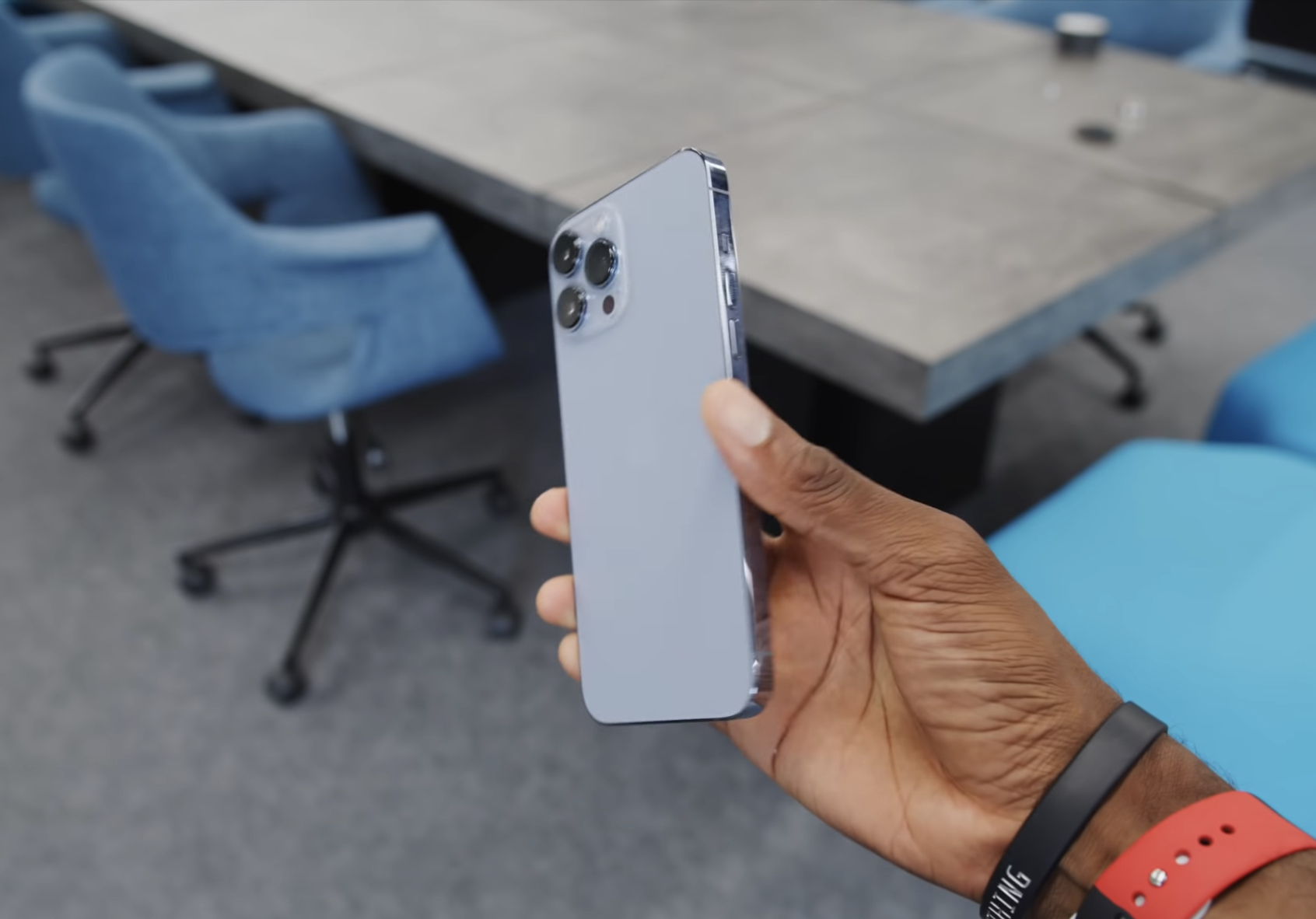 실물 언박싱 뜬 아이폰13 프로 맥스 시에라블루 | 인스티즈