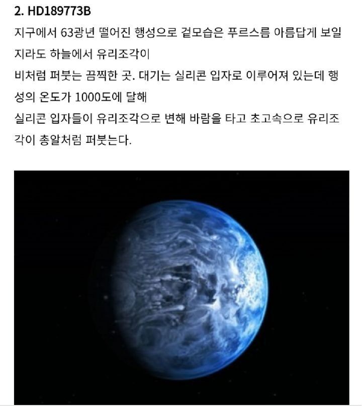 지금까지 발견한 무서운 행성들 | 인스티즈