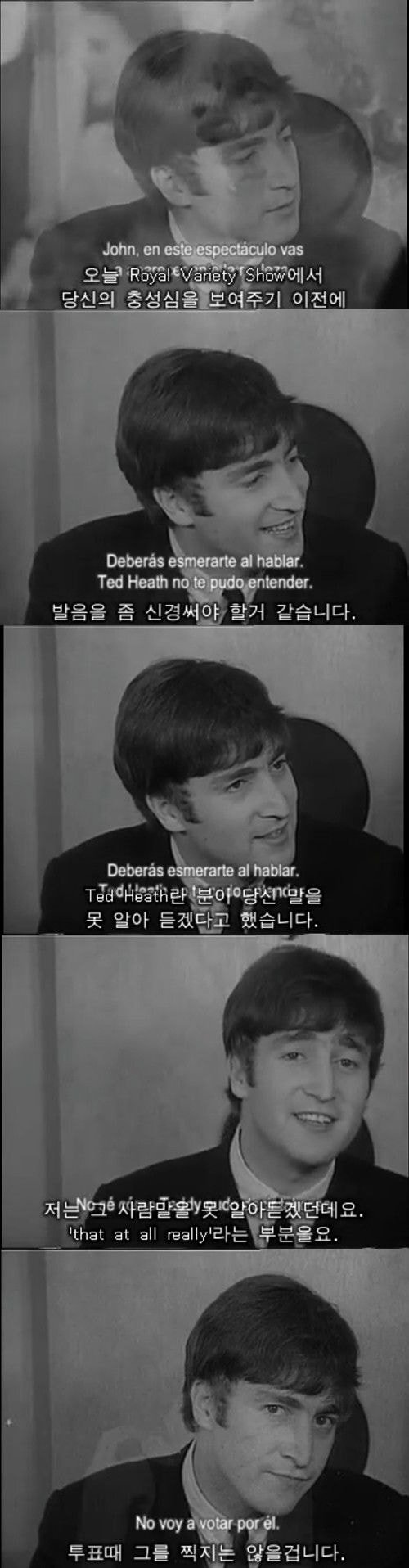비틀즈보고 사투리심하니까 여왕 어머니 앞에선 발음 조심하라고 말한 정치인 | 인스티즈