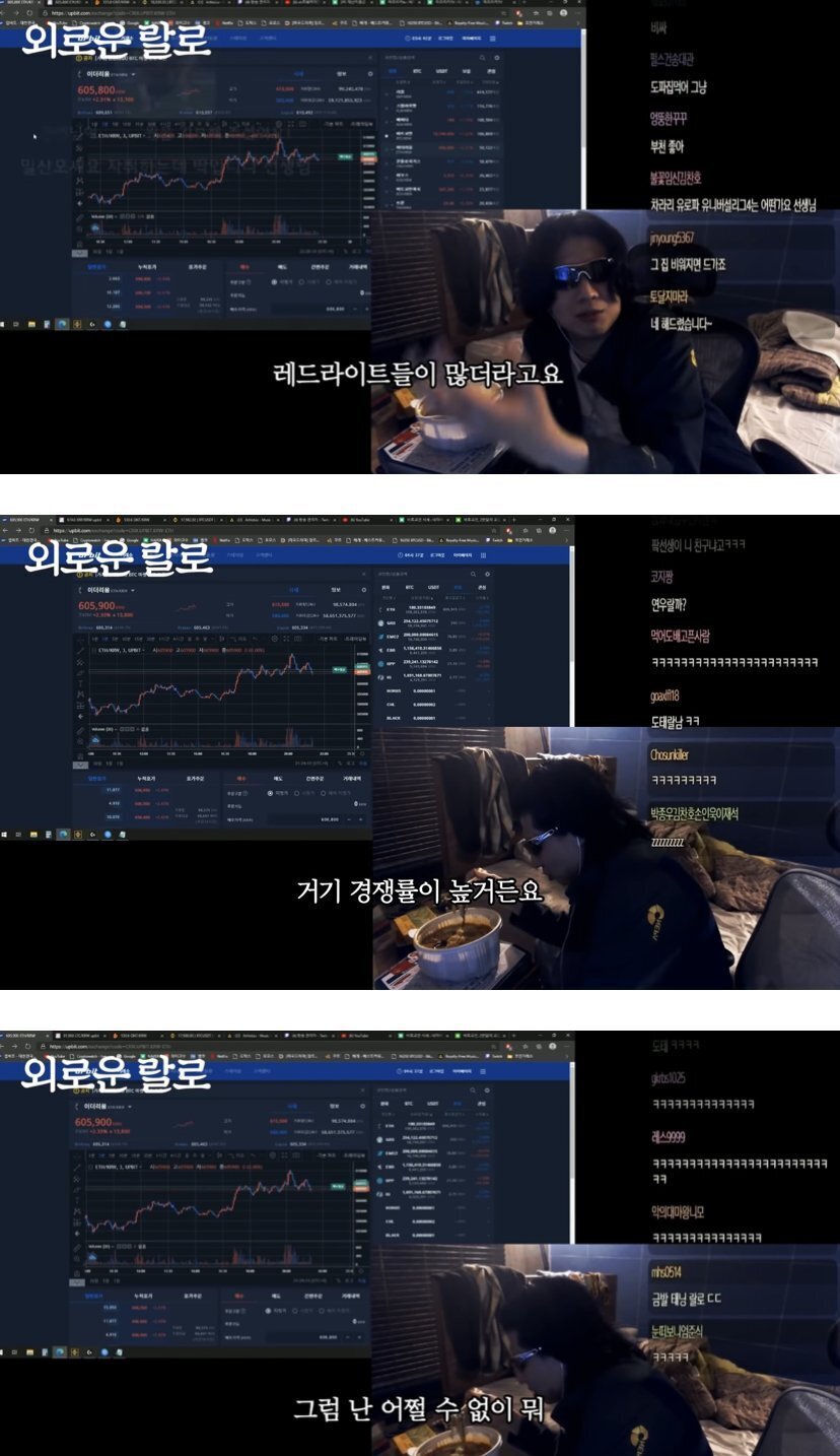 "한달 전으로 돌아가고 파"유튜버 랄로, 코인 투자 실패 후 심경 | 인스티즈