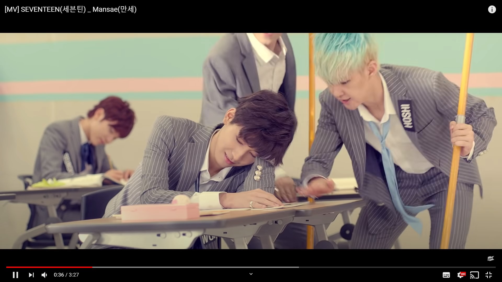 세븐틴 '만세' 뮤비 속 남주는 누굴까? | 인스티즈