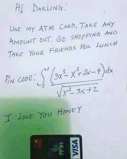 안녕 자기야. ATM에서 마음껏 돈 빼서 써. 비밀번호는 이거야 | 인스티즈