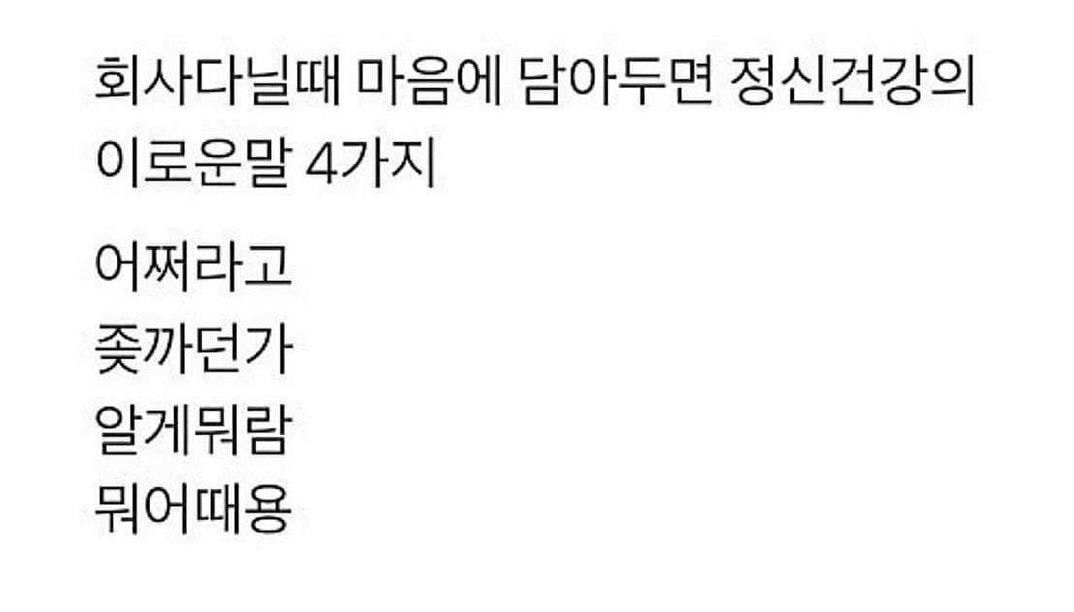 세상은 호락호락하지 않다. 괜찮다. 나도 호락호락하지 않으니깐 | 인스티즈