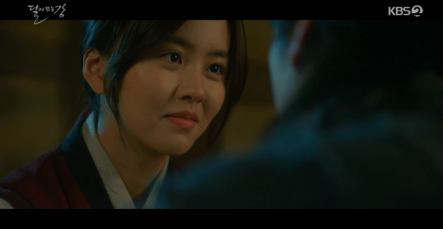 [달이뜨는강] 평강X온달의 첫 입맞춤 "난 뽀뽀 같은 거 겁 안나거든?!" | 인스티즈