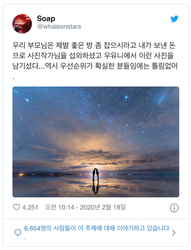 부모님께 여행에 쓰시라고 용돈을 드렸더니 사진 작가를 고용하셨다 | 인스티즈
