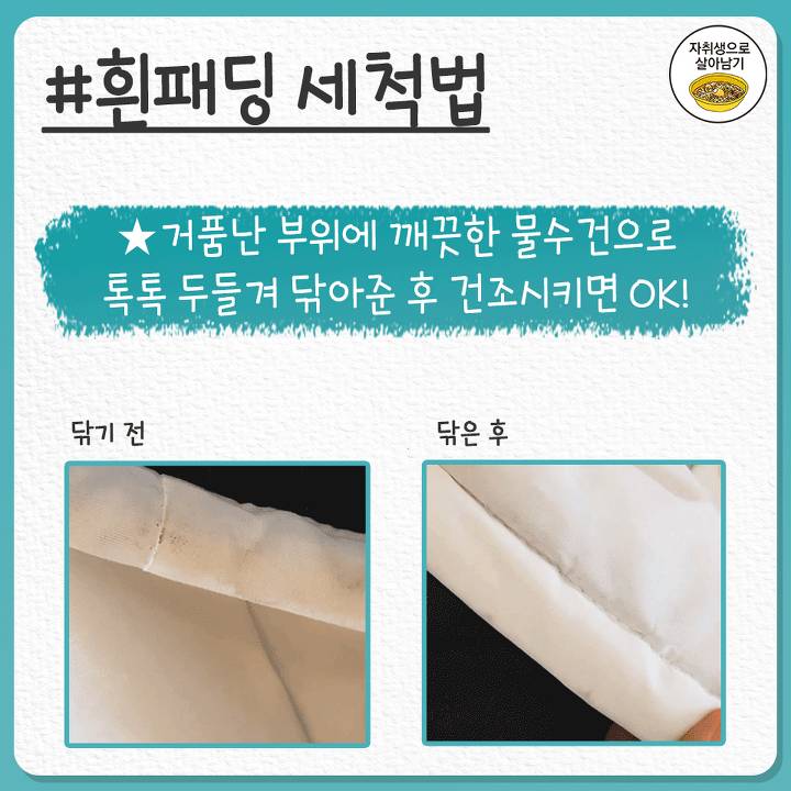 롱패딩 관리법&세탁법 | 인스티즈