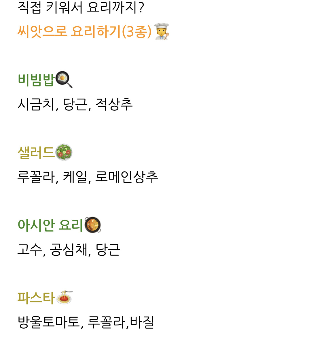 다이소 신상 씨앗으로 요리하기 🌱👩🏻‍🍳 | 인스티즈