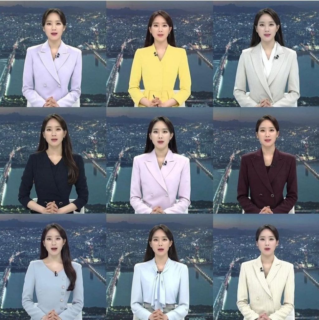 의문의 퍼스널컬러 테스트 된 주시은 아나운서 9일간의 앵커룩 | 인스티즈