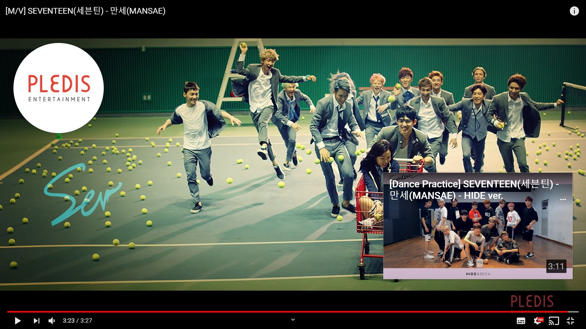 세븐틴 '만세' 뮤비 속 남주는 누굴까? | 인스티즈