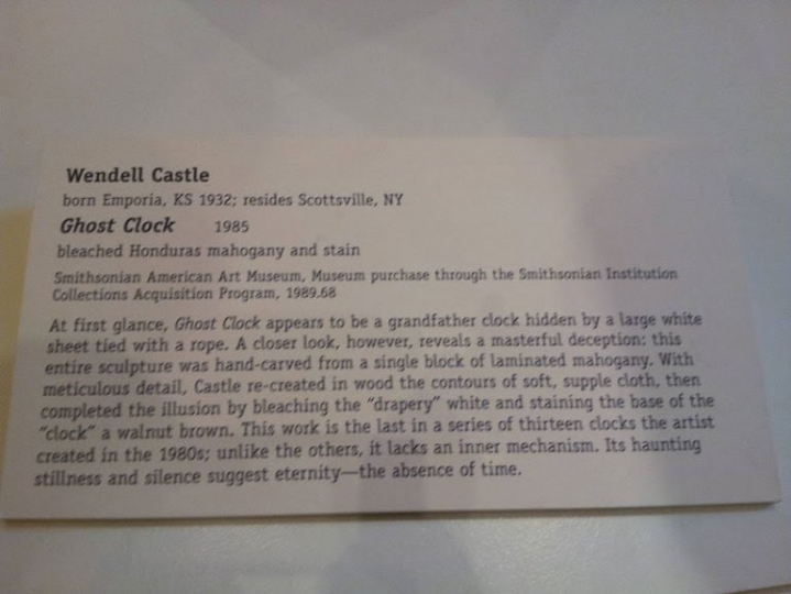 한 미술관에 전시 된 유령시계 | 인스티즈