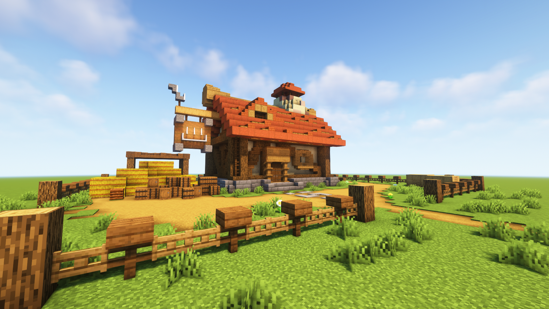 캔터베리 여관 in 마인크래프트 - 팬아트 갤러리 - 가디언 테일즈 공식카페