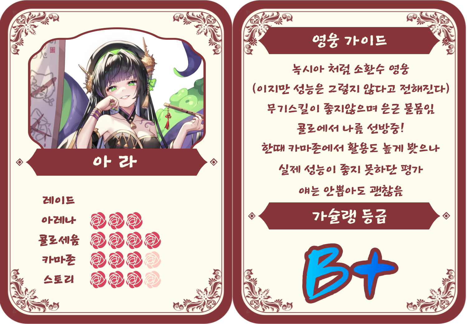 가슐랭가이드] 픽업영웅 분석( ~ 10월 20일(목) 10:00 ) - 공략 게시판 - 가디언 테일즈 공식카페