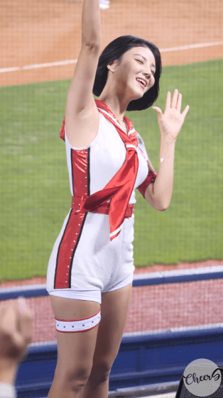 정유민 치어리더.gif | 인스티즈