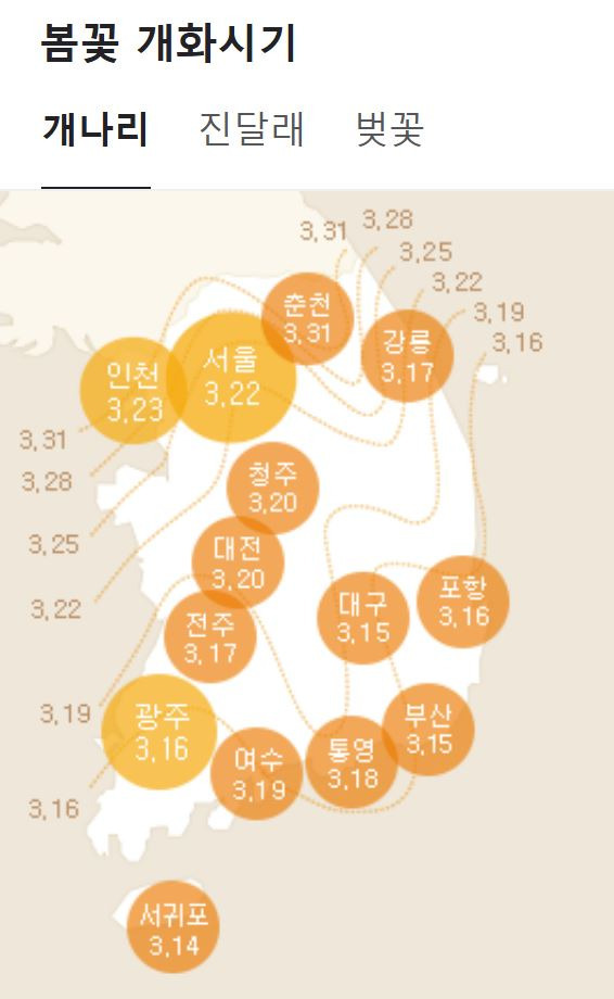 개화 이미지
