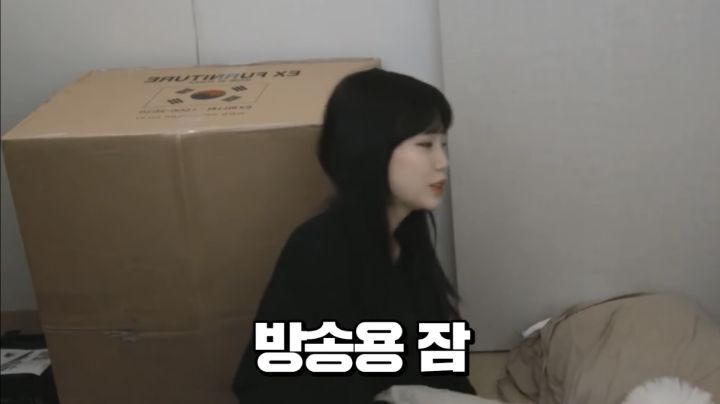 자면서도 할건 다 하는 트위치 스트리머 우정잉...jpg | 인스티즈