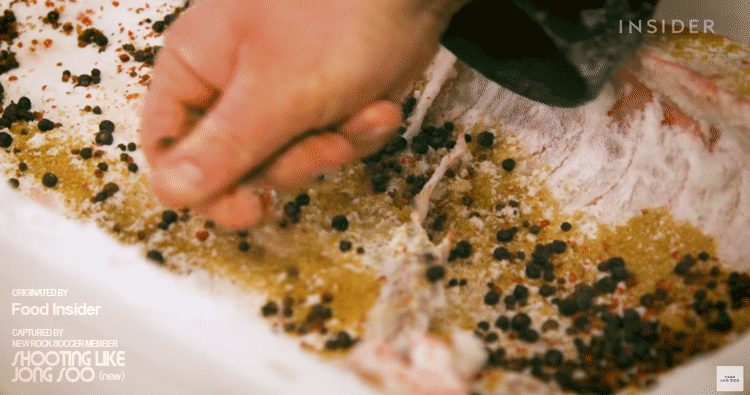 영국식 베이컨의 제조과정.gif | 인스티즈