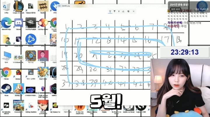 하다하다 바탕화면까지 파는 스트리머 우정잉.jpg | 인스티즈