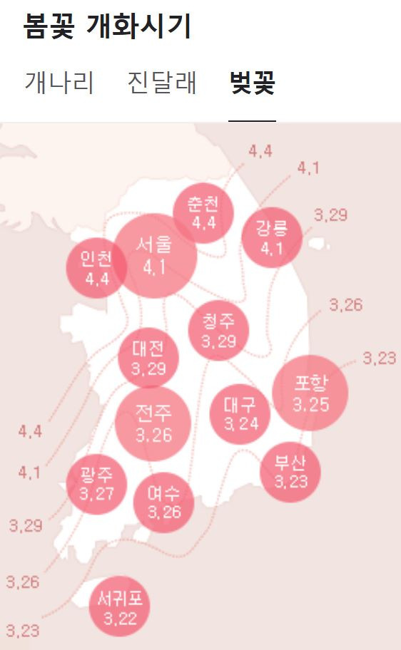 개화 이미지