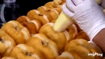 크림빵에 크림 채우기.gif | 인스티즈