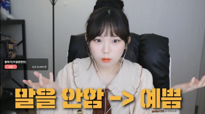 실어증에 걸려버린 트위치 스트리머 우정잉 ㅠ_ㅠ (혐오주의) | 인스티즈