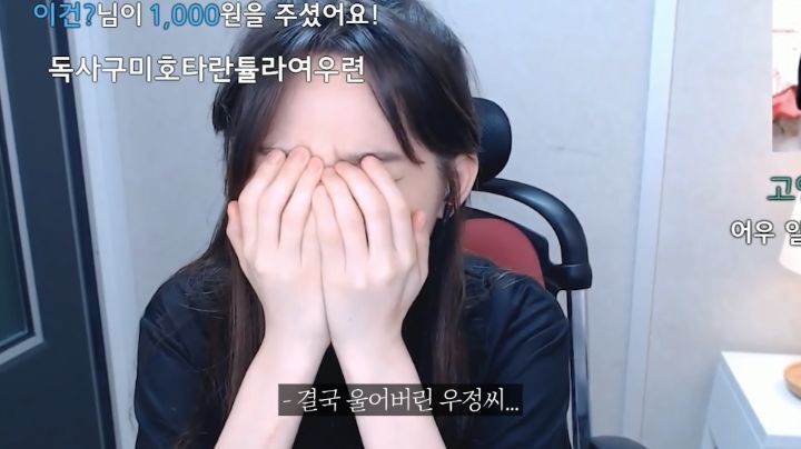 악플을 받고 슬퍼하는(?)우정잉.jpg | 인스티즈