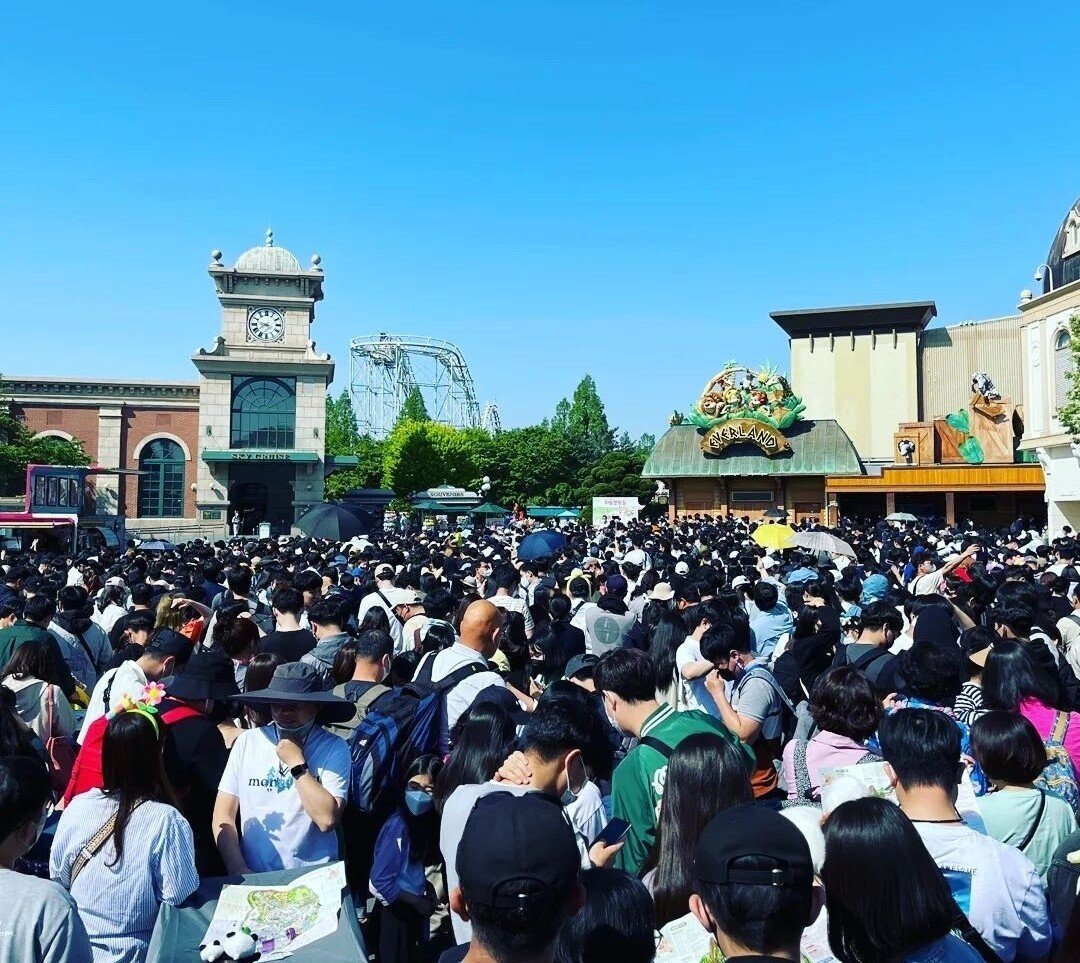 어린이날 에버랜드 오픈런 대기열ㄷㄷㄷ | 인스티즈