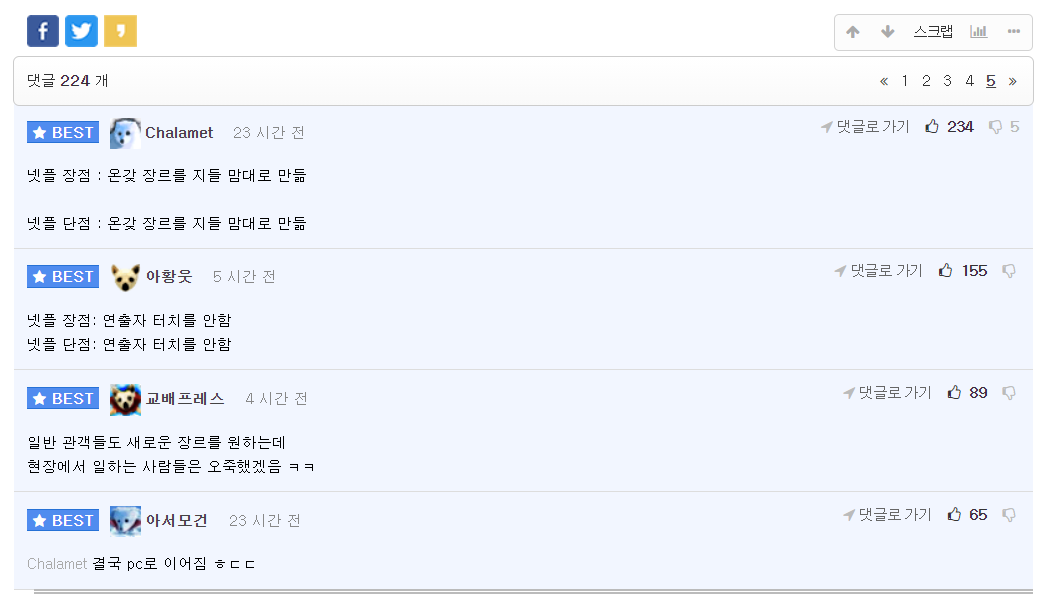 넷플릭스 나오고 우리나라 드라마가 다양하게 나오는 거 보면 | 인스티즈