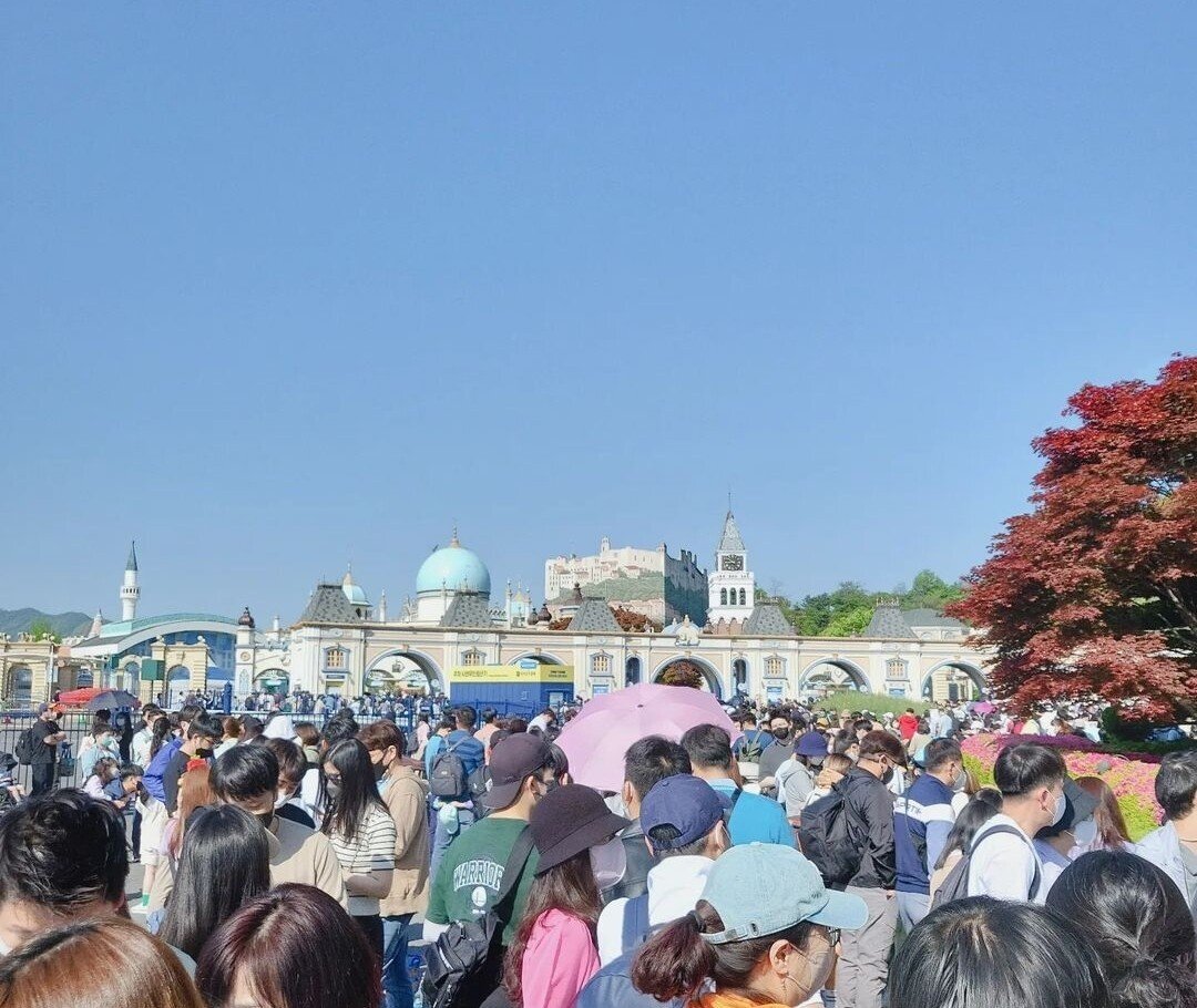 어린이날 에버랜드 오픈런 대기열ㄷㄷㄷ | 인스티즈