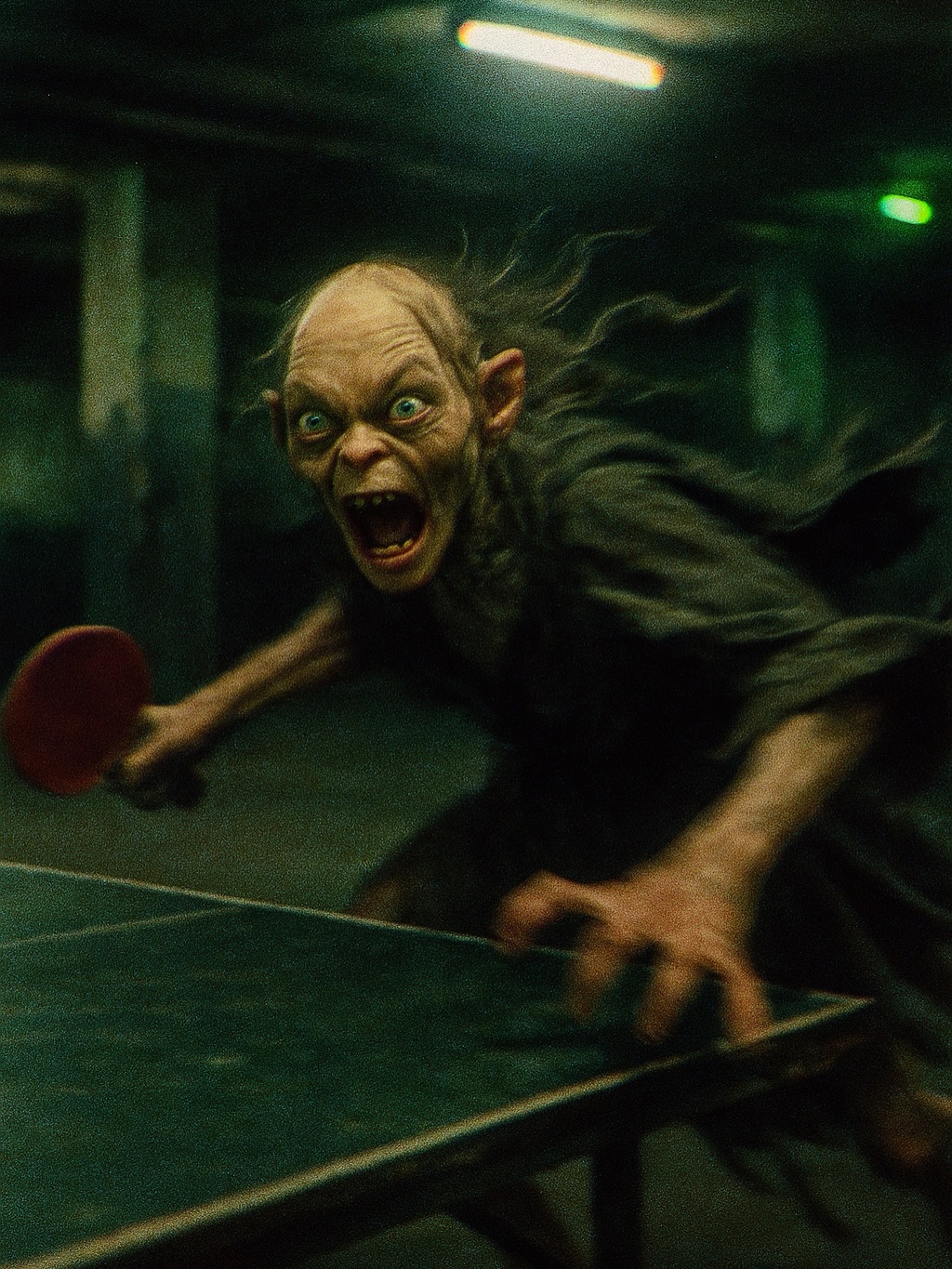 ai가 만든 간달프와 골룸의 탁구 대결.jpg | 인스티즈