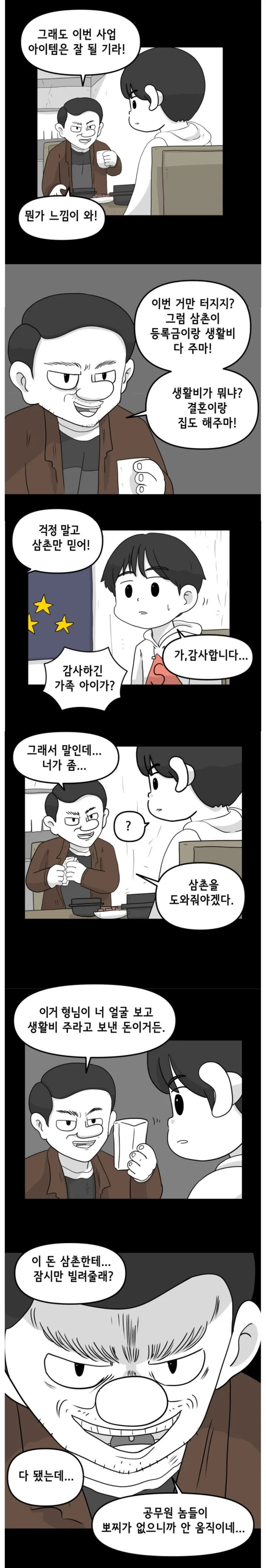 대학생 조카한테 돈 빌려서 사업 하겠다는 삼촌