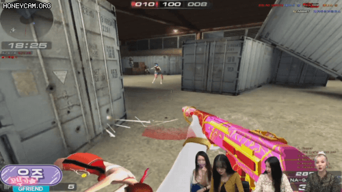 여자친구 vlive 서든어택 방송.gif | 인스티즈