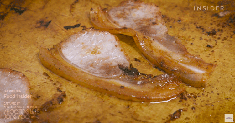 영국식 베이컨의 제조과정.gif | 인스티즈