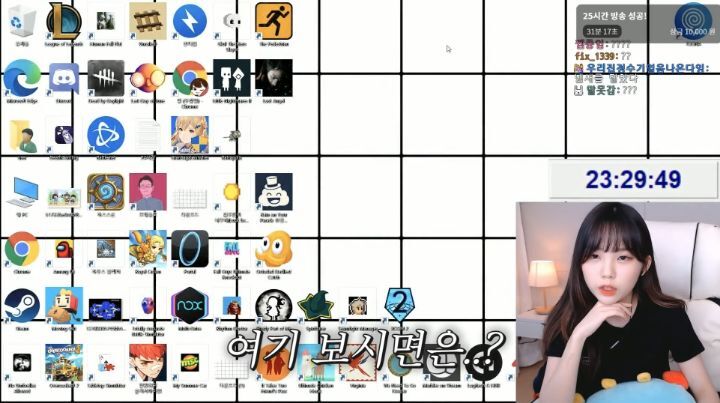 하다하다 바탕화면까지 파는 스트리머 우정잉.jpg | 인스티즈