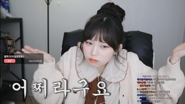 실어증에 걸려버린 트위치 스트리머 우정잉 ㅠ_ㅠ (혐오주의) | 인스티즈