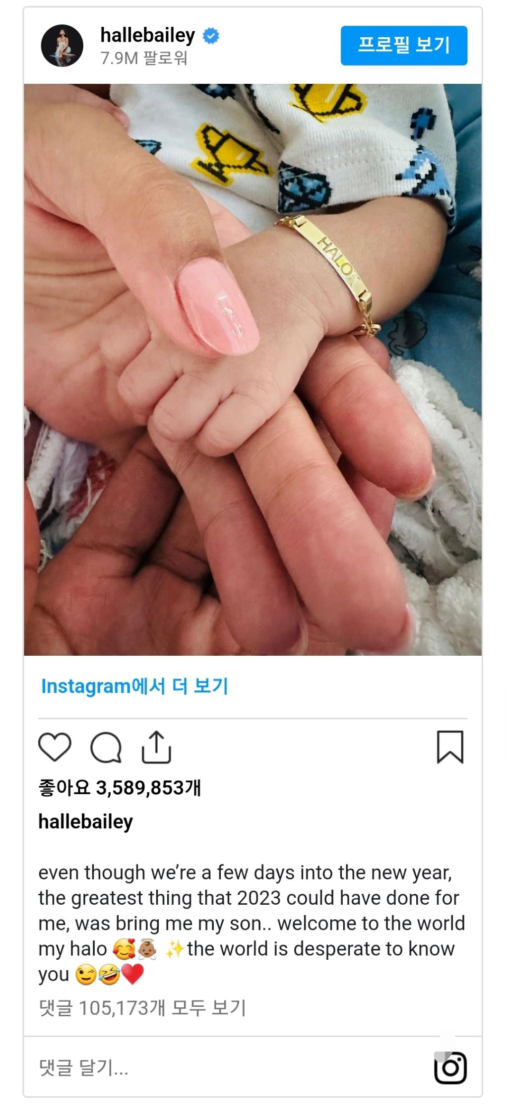 인어공주 주연배우 할리 베일리 근황 | 인스티즈