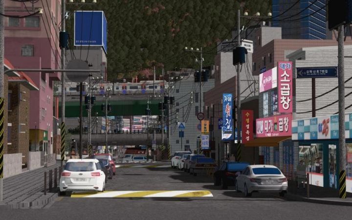 어느 디시인이 게임으로 한국도시를 구현한 퀄리티 수준 | 인스티즈