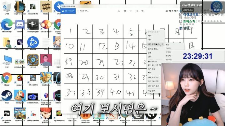 하다하다 바탕화면까지 파는 스트리머 우정잉.jpg | 인스티즈