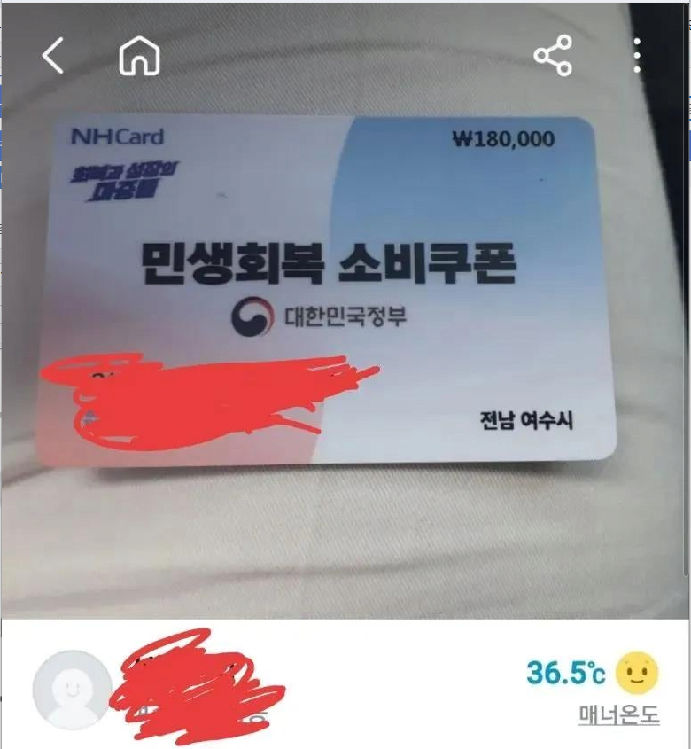 당근마켓 민생지원금 현금깡 | 인스티즈