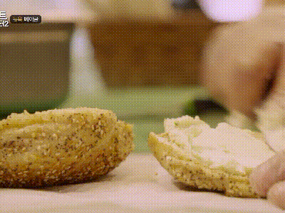 뉴욕 크림치즈 베이글.gif | 인스티즈