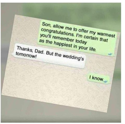 "아들아, 결혼 진심으로 축하한다." | 인스티즈