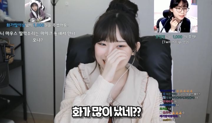 실어증에 걸려버린 트위치 스트리머 우정잉 ㅠ_ㅠ (혐오주의) | 인스티즈