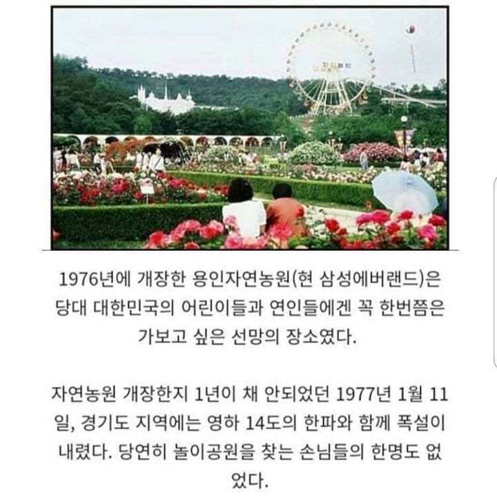 에버랜드 개장이래 딱 2명만 손님이 왔던날 | 인스티즈
