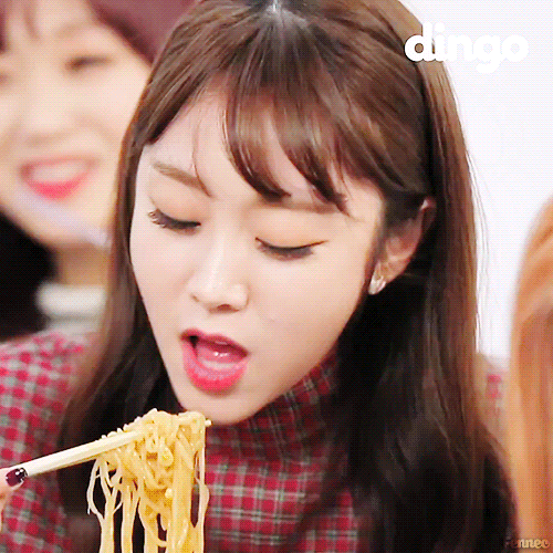 라면 먹는 여자 아이돌 모음.gif | 인스티즈