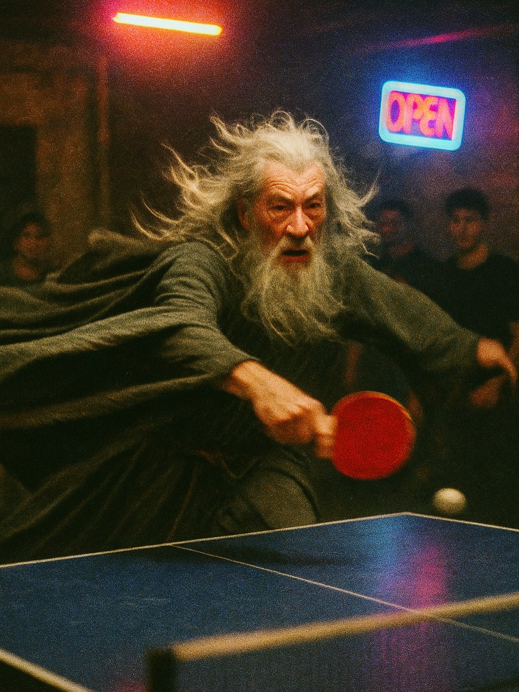 ai가 만든 간달프와 골룸의 탁구 대결.jpg | 인스티즈