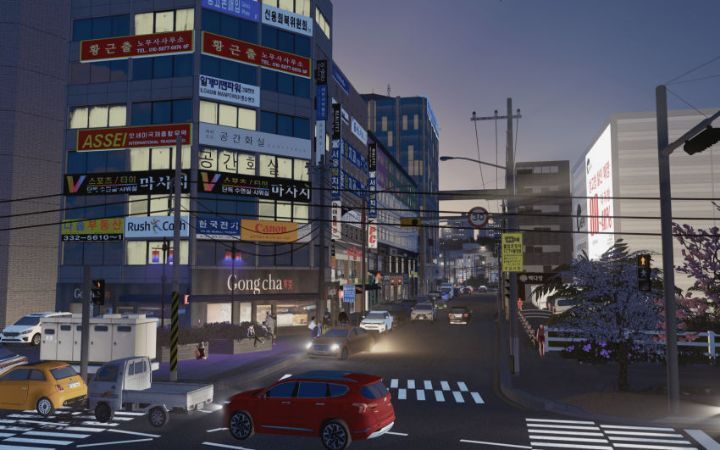 어느 디시인이 게임으로 한국도시를 구현한 퀄리티 수준 | 인스티즈