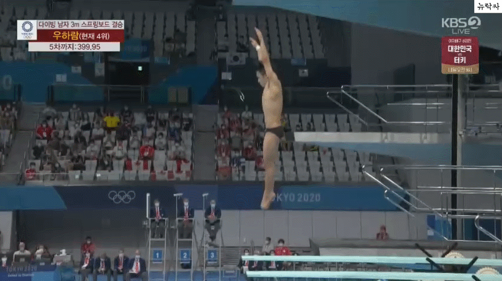 실시간 다이빙 우하람 한국 역대최고 기록 | 인스티즈